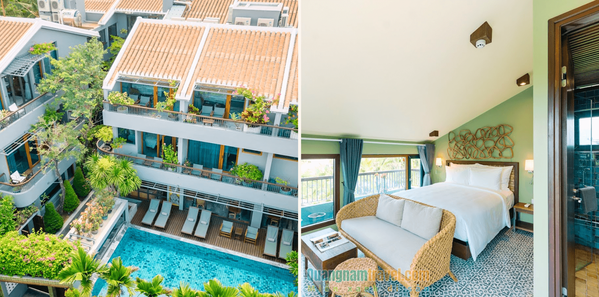 Villa hội an c&oacute; hồ bơi ri&ecirc;ng